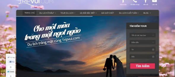 Tripvui.com: trang web đặt tour du lịch online đơn giản và tiện lợi